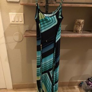 Long Printed Maxi Dress